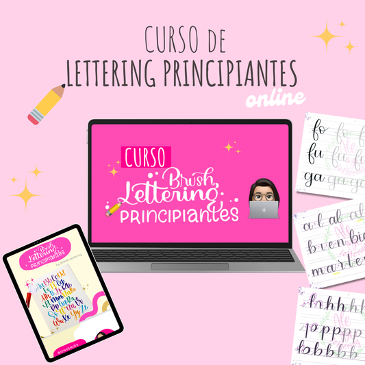 Curso Lettering Principiantes ✍🏻 - AleBu Lettering