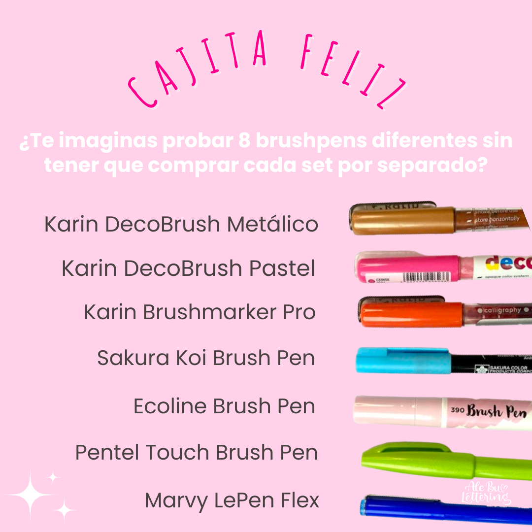 ✨ Combo Lettering: Cajita Feliz + Curso Lettering Principiantes ✨ - AleBu Lettering