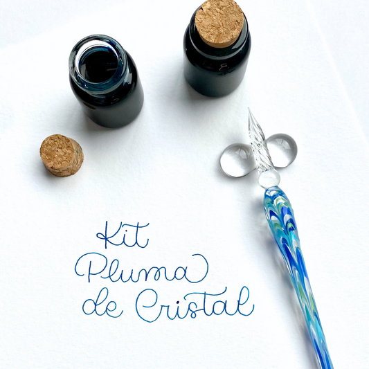 💎 Kit Pluma de Cristal - AleBu Lettering