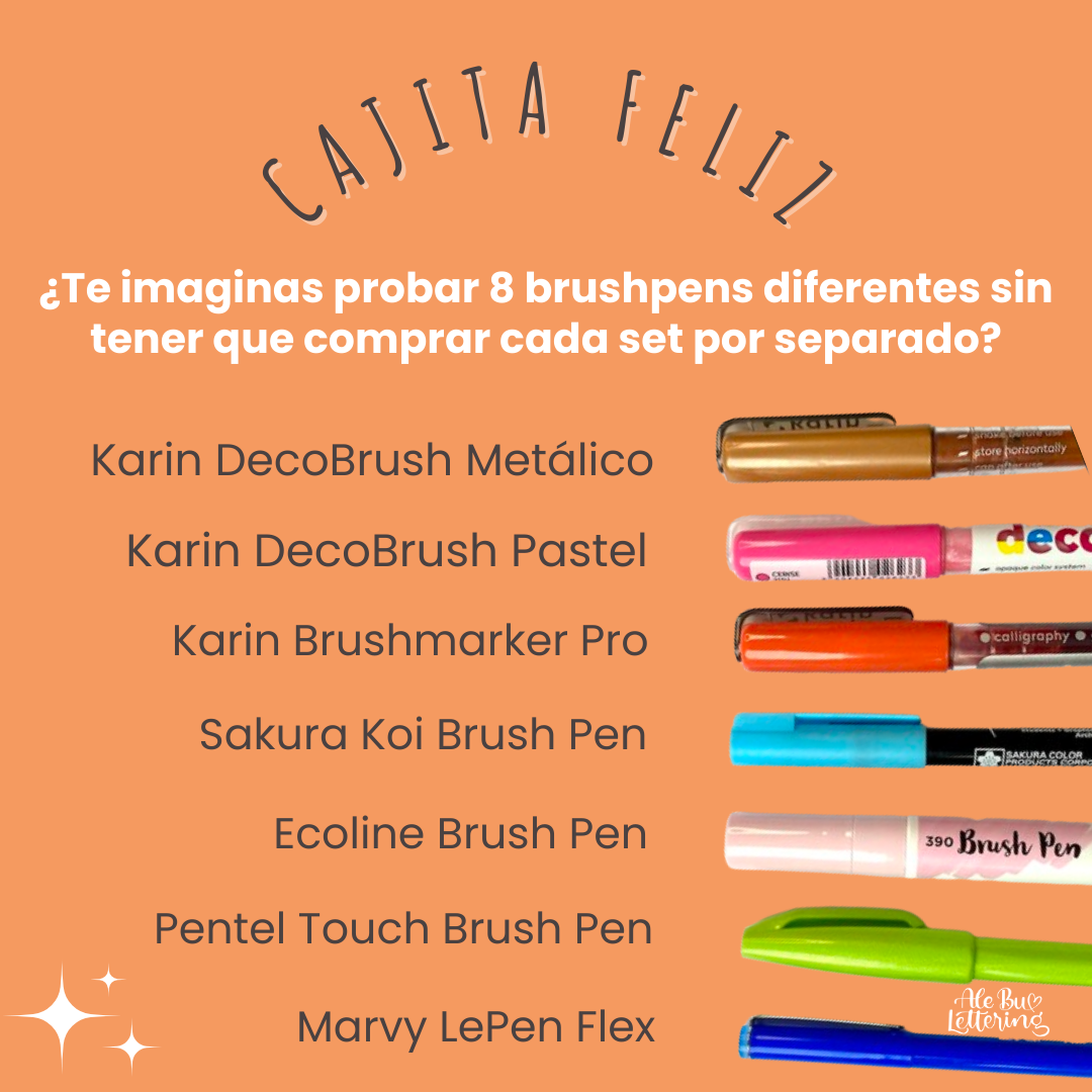 ✨ Combo Lettering Expert: Cajita Feliz + Pack de Manuales ✨ - AleBu Lettering