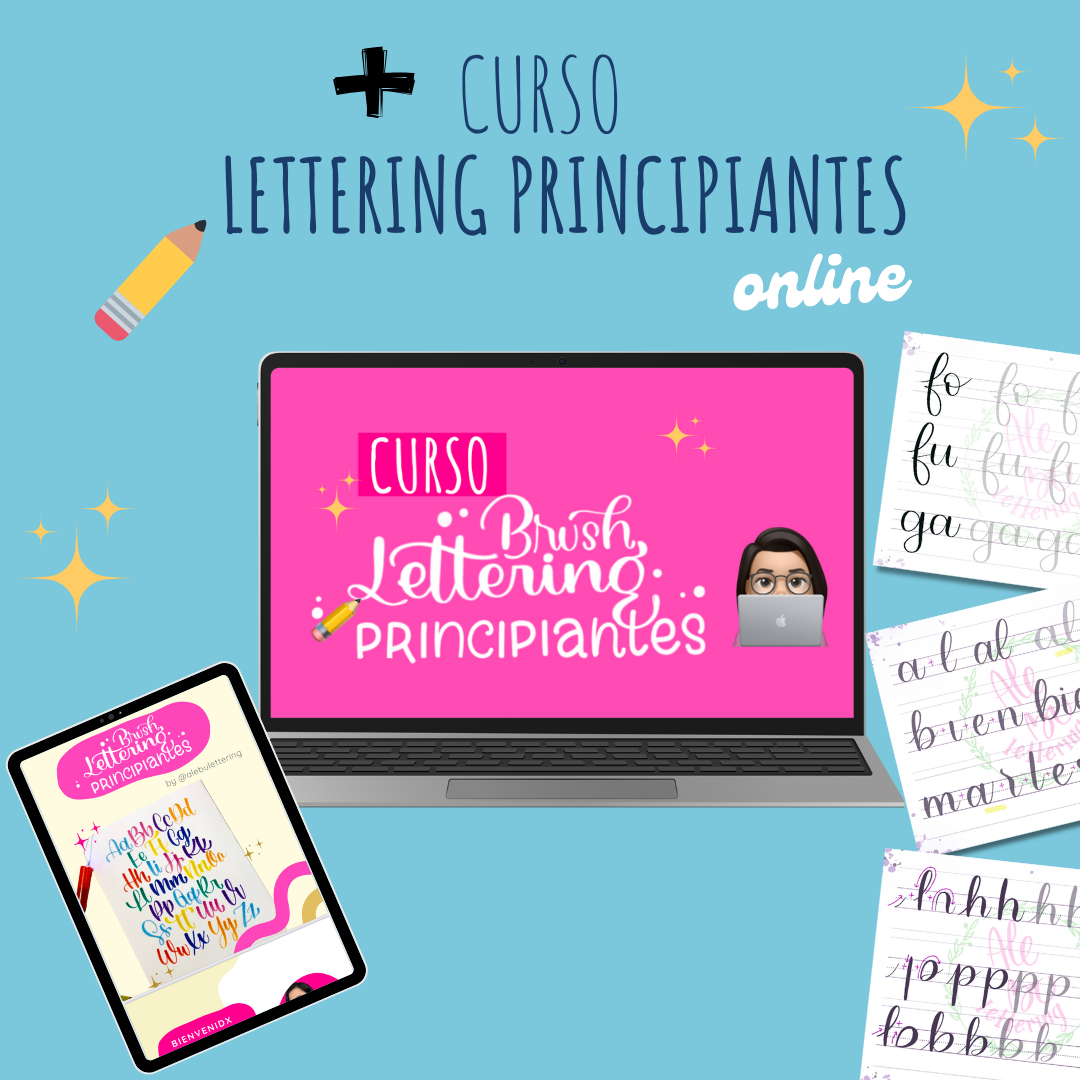 Combo LETTERING PRO - AleBu Lettering