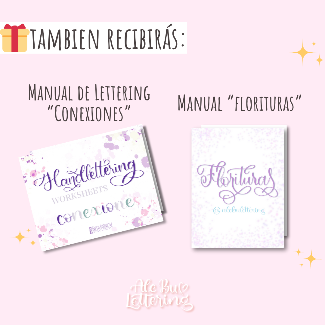 ✨ Combo de Cursos de Lettering: De Principiante a Experto ✨ - AleBu Lettering