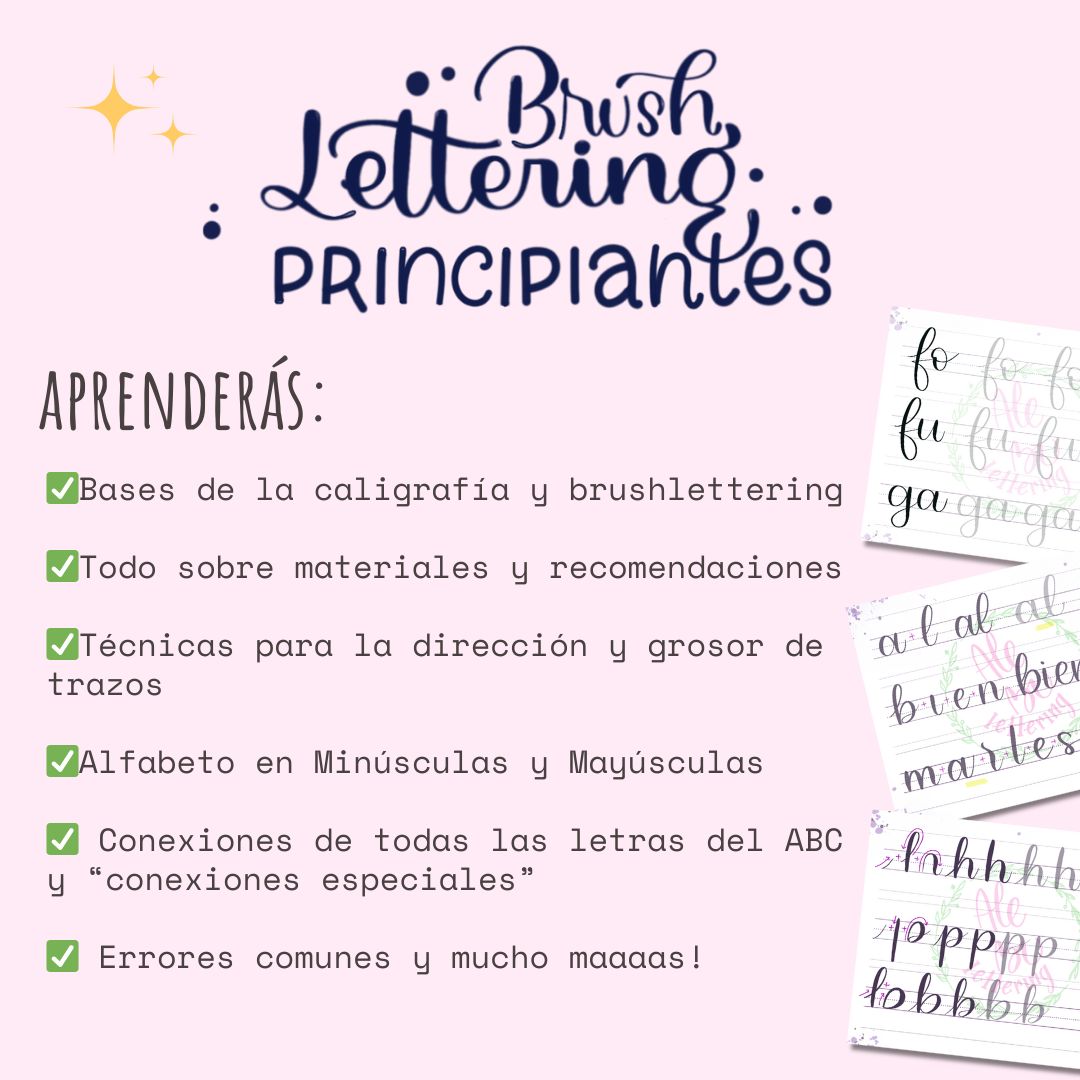 ✨ Combo Lettering: Cajita Feliz + Curso Lettering Principiantes ✨ - AleBu Lettering