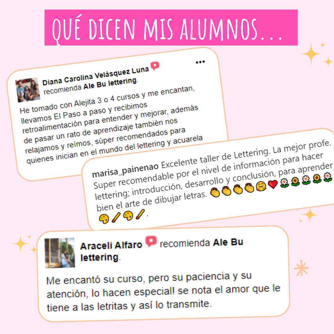 ✨ Combo de Cursos de Lettering: De Principiante a Experto ✨ - AleBu Lettering