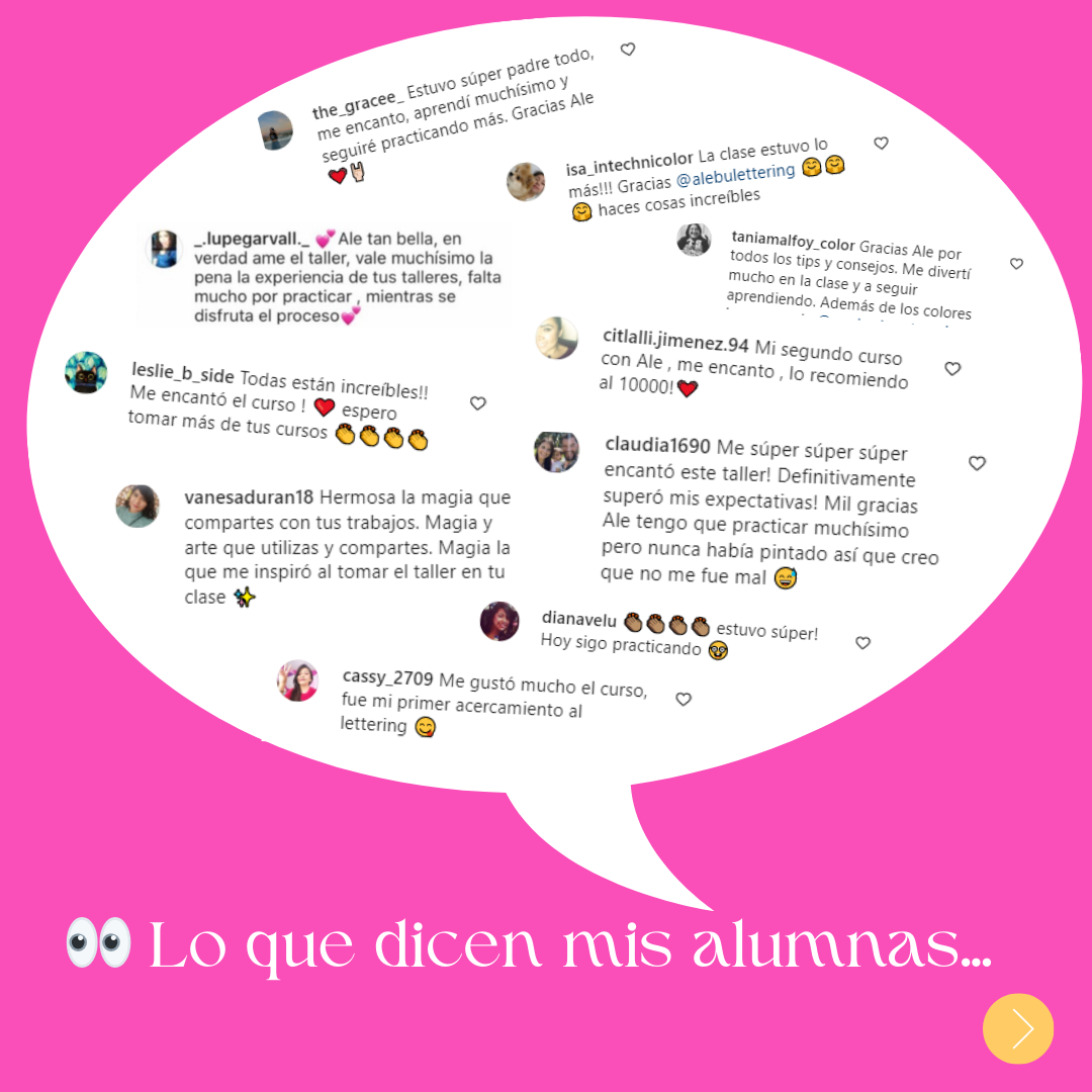 ✨Curso de Lettering Avanzado✨ - AleBu Lettering