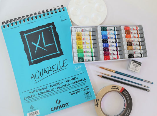 Kit de Acuarelas Premium - alebulettering