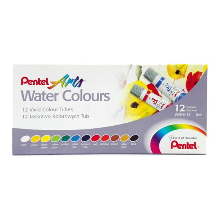 Set de Acuarelas en Tubo - 12 Colores - alebulettering