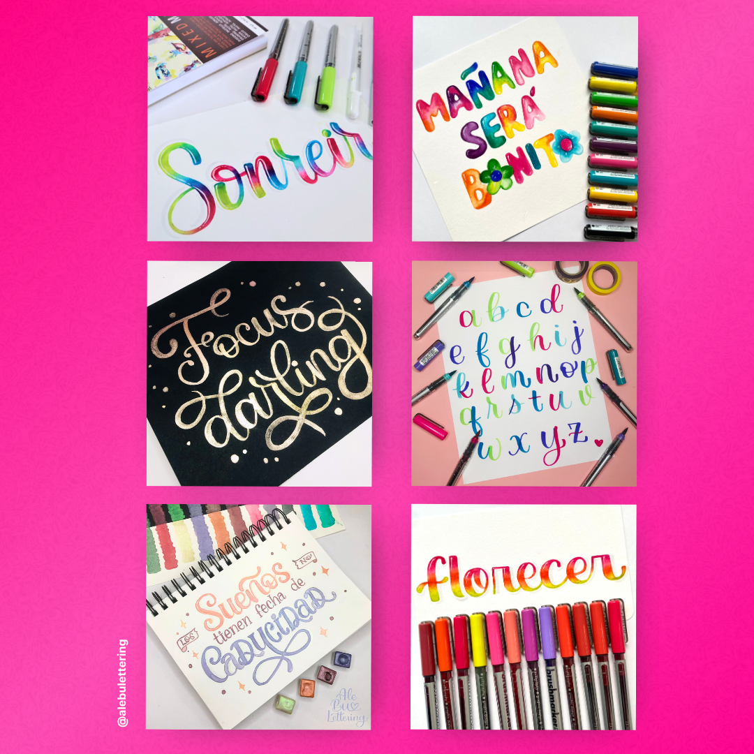 ✨Curso de Lettering Avanzado✨ - AleBu Lettering