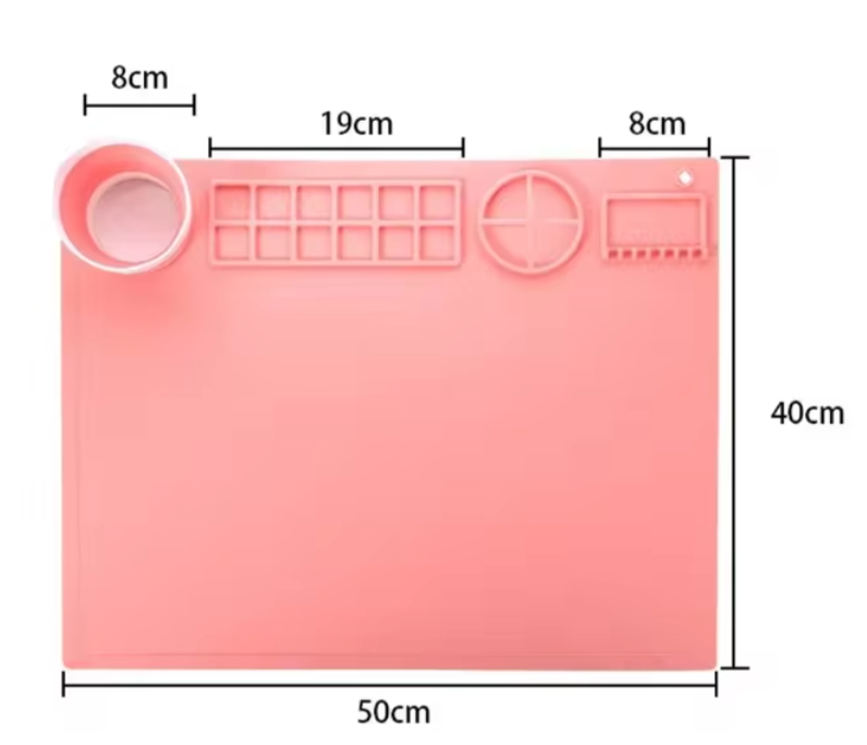 Tapete de Silicona Multifuncional para Artistas - AleBu Lettering