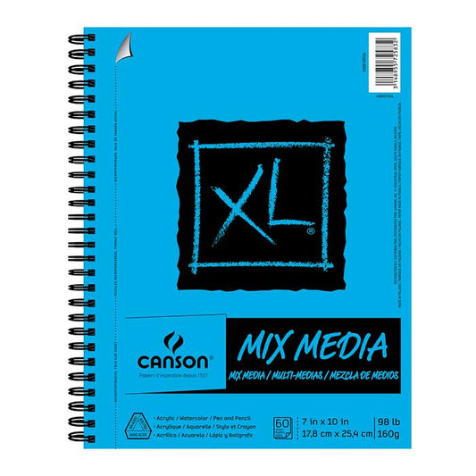 BLOCK CANSON XL MIX MEDIA - Álbum de 60 Hojas de 160g - alebulettering